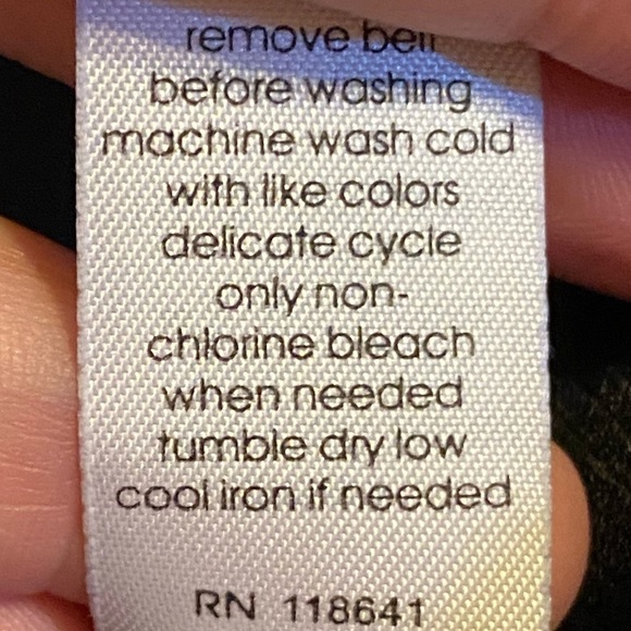 Lane Bryant Black Surplice Peplum Tank Belt NWT Size 14/16 - Picture 10 of 13